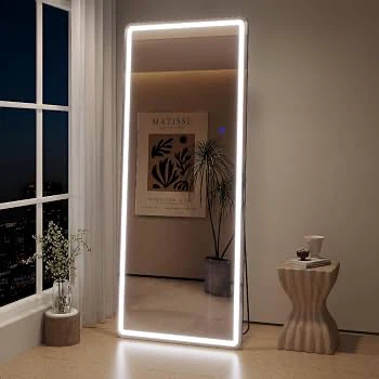 New Large Full length LED mirror with 3 colour Dimmable lighting