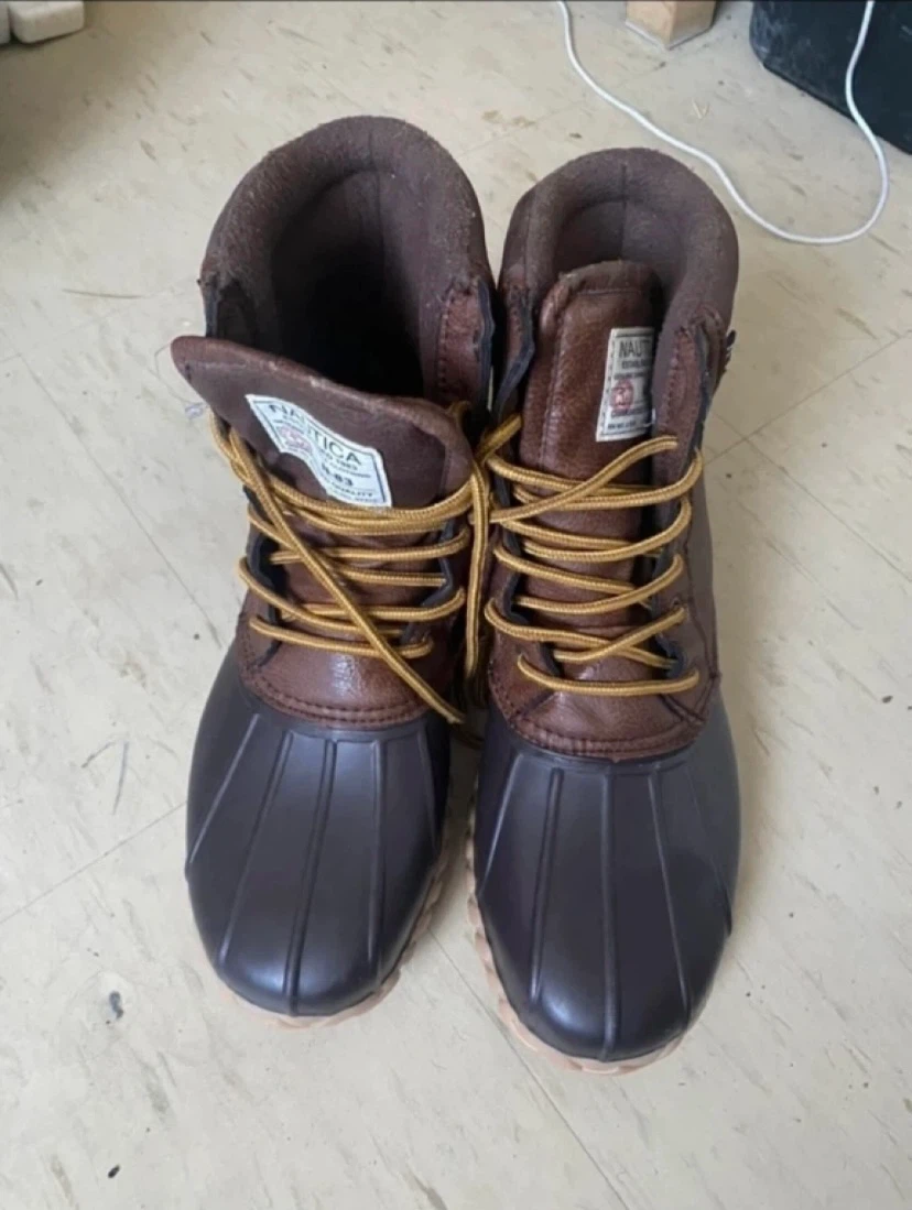 Nautica brown duck boots