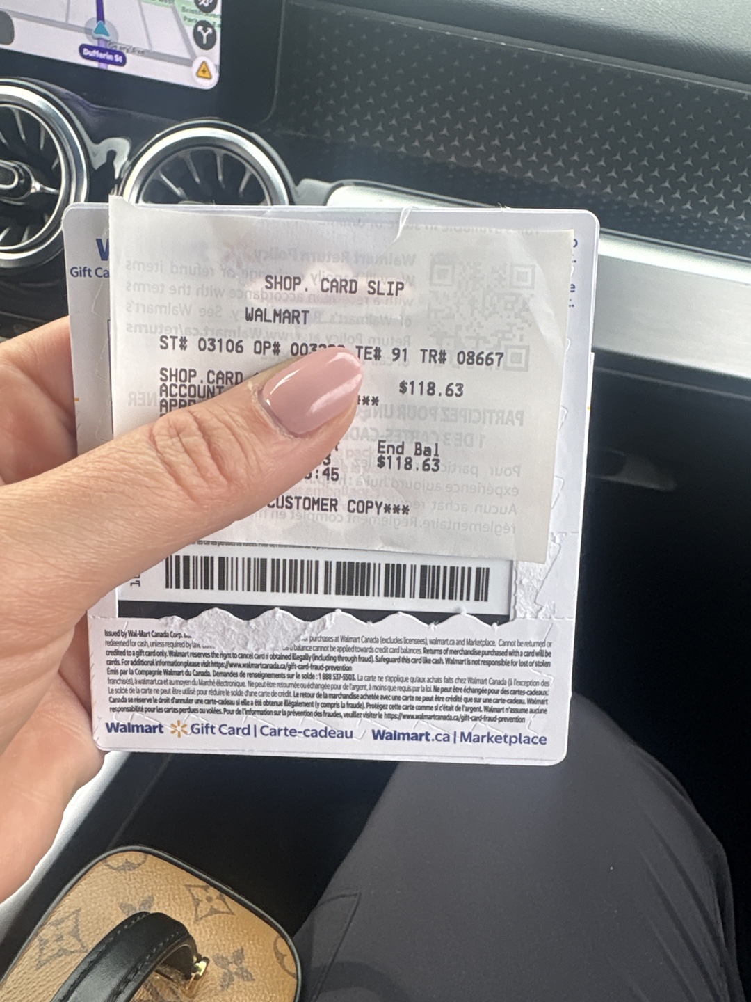 Walmart $118.63 Gift Card - photo 2