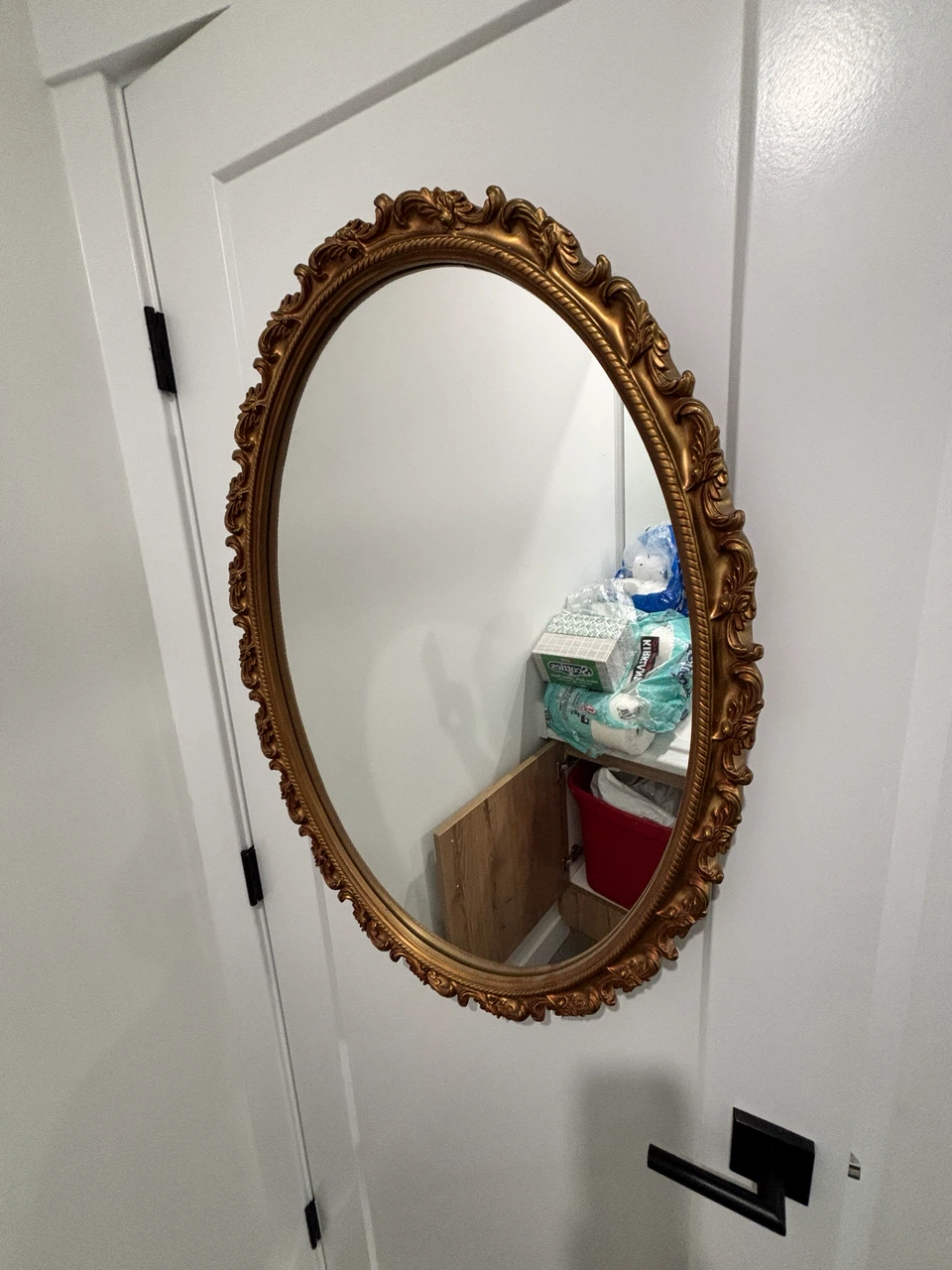 Vintage Oval Wall Mirror - photo 2