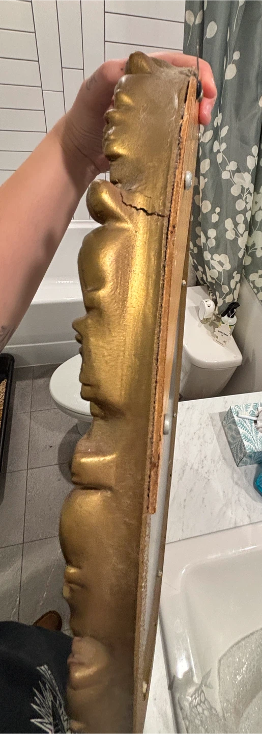 Vintage Oval Wall Mirror - photo 4