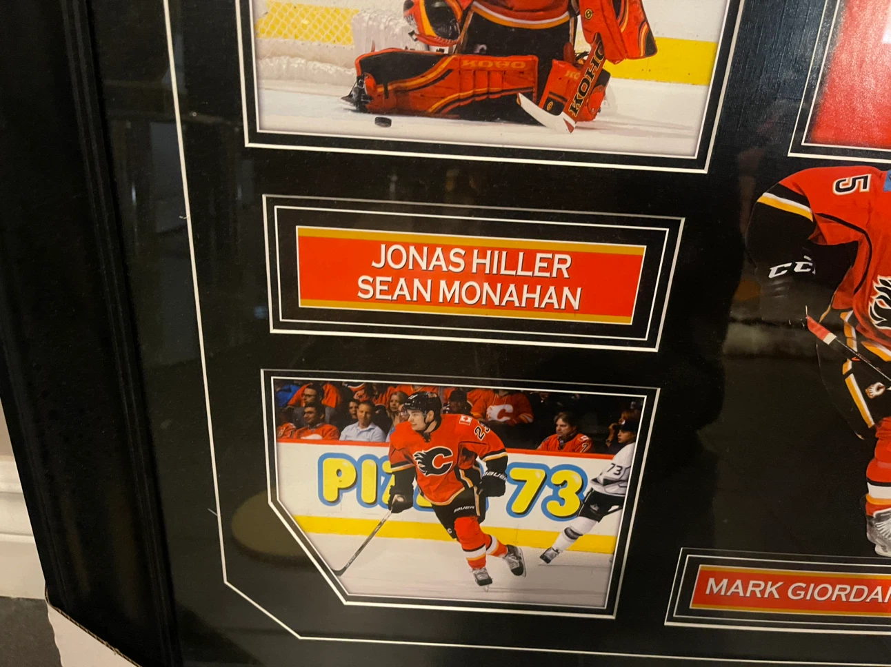 Framed Calgary Flames Photo Collage - photo 2