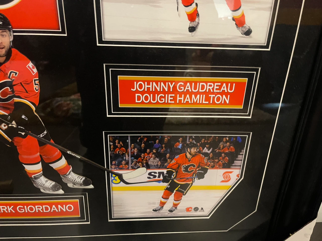 Framed Calgary Flames Photo Collage - photo 3