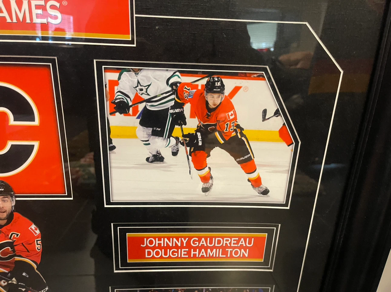 Framed Calgary Flames Photo Collage - photo 4
