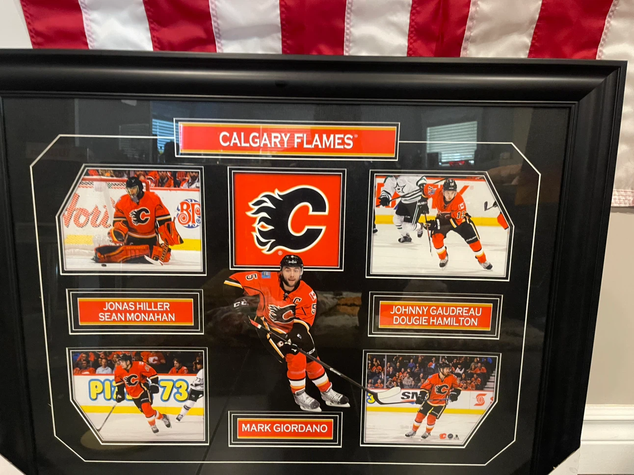 Framed Calgary Flames Photo Collage - photo 5