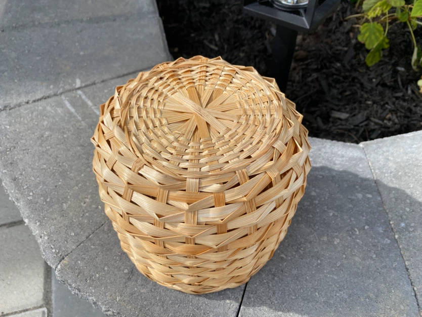 Woven Wicker Planter Basket with Plastic Liner - photo 4