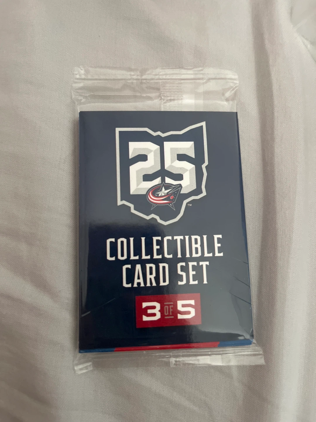🏈Columbus Blue Jackets 25th Anniversary Card Set 3 of 5