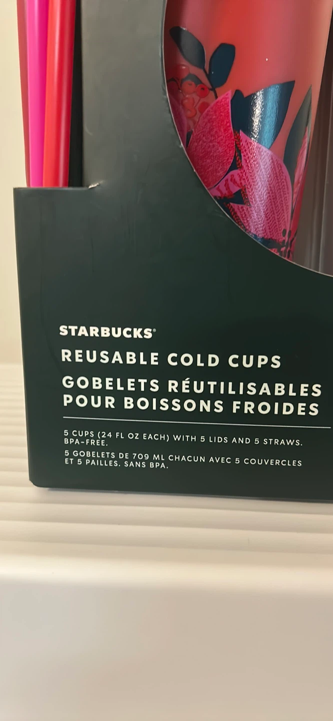 Starbucks Reusable Cold Cup Set 🏈 - photo 4