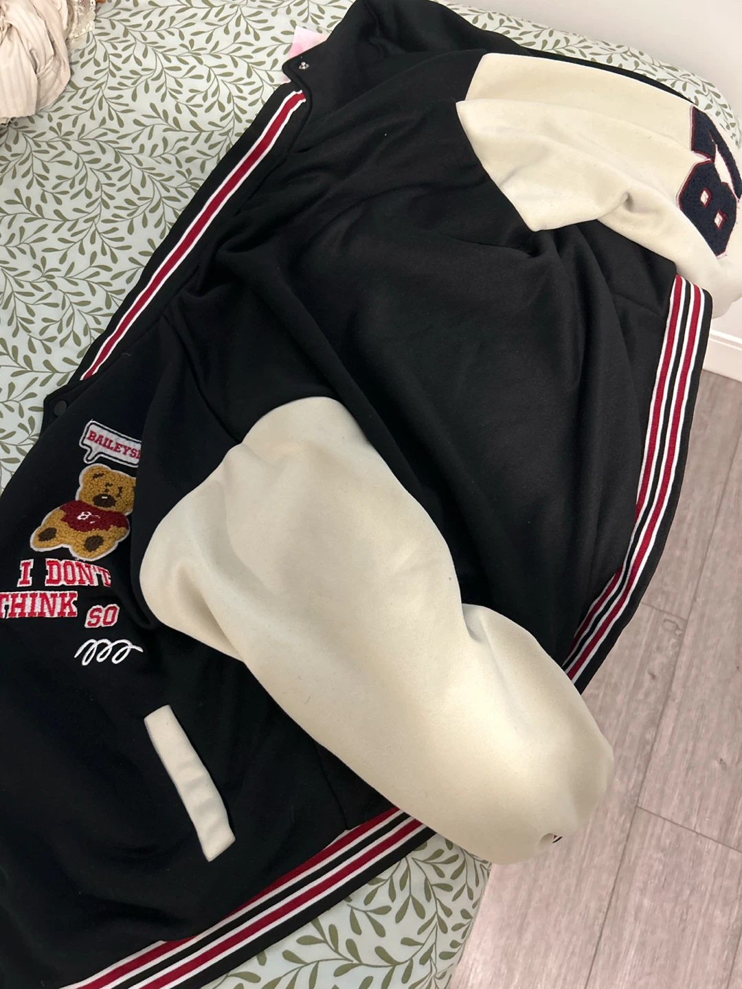 Cute Bear M Varsity Jacket - photo 2