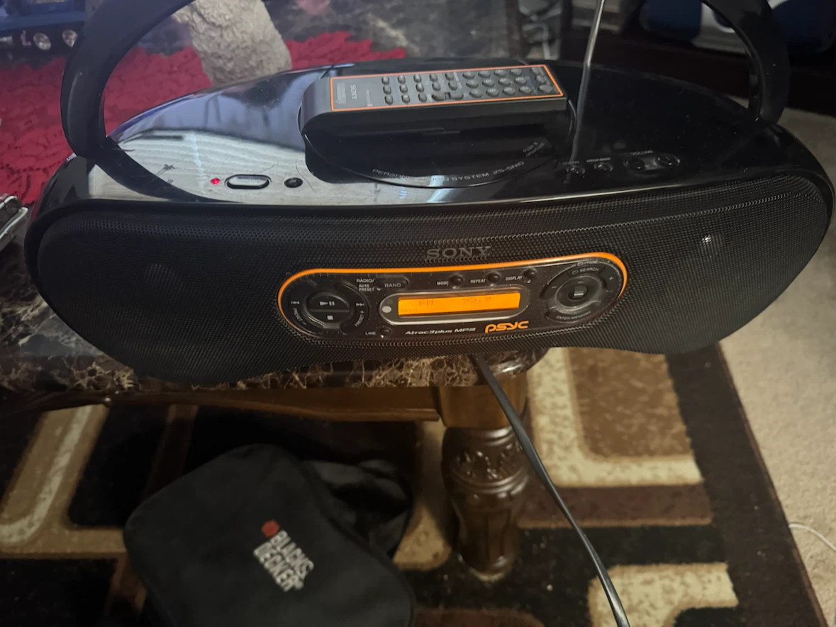 Sony CD Radio Portable Stereo with Remote