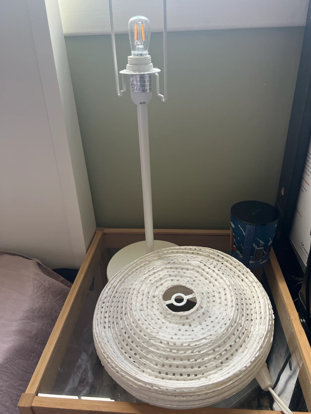 IKEA Table Lamp with LED light bulb - photo 4