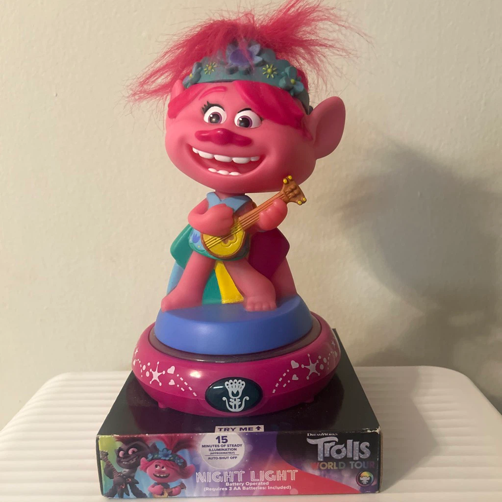 DreamWorks Trolls World Tour Poppy 🏈 Night Light - photo 2