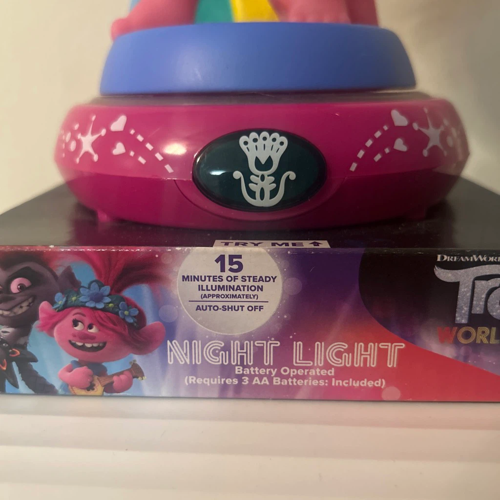 DreamWorks Trolls World Tour Poppy 🏈 Night Light - photo 3