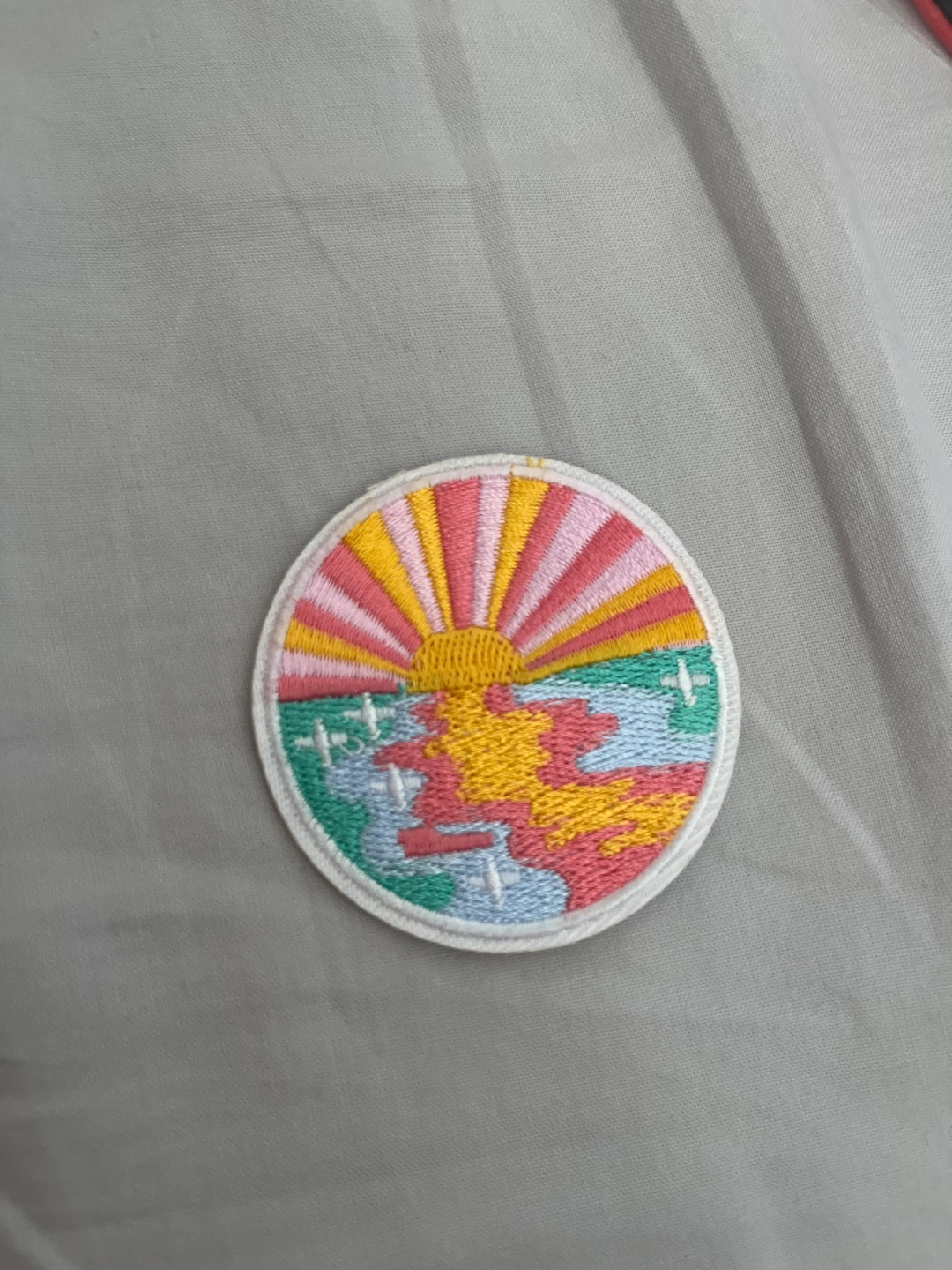 🏈Embroidered Sunrise Patch