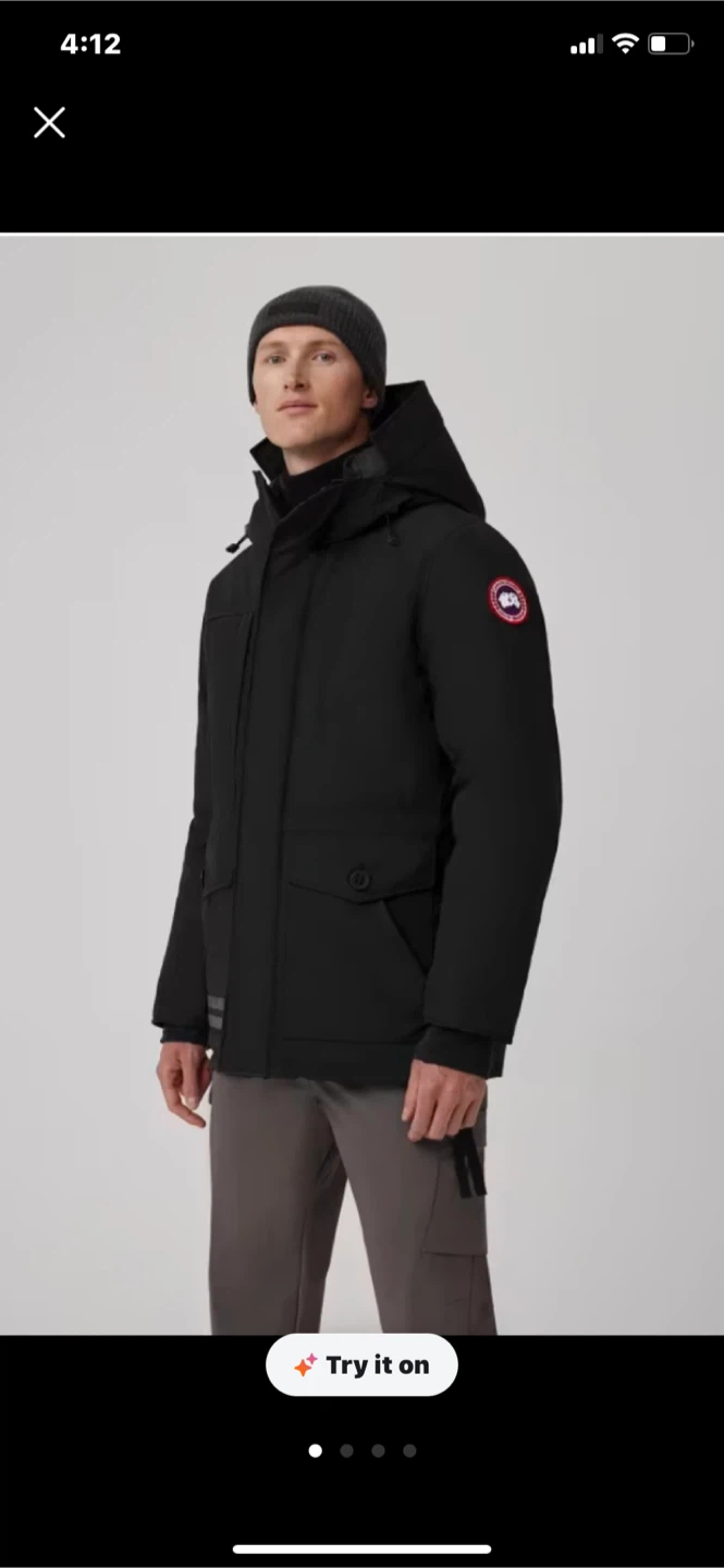 Canadian T-Shirt Company Black Winter Jacket XXL