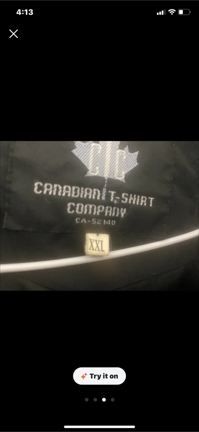Canadian T-Shirt Company Black Winter Jacket XXL - photo 2