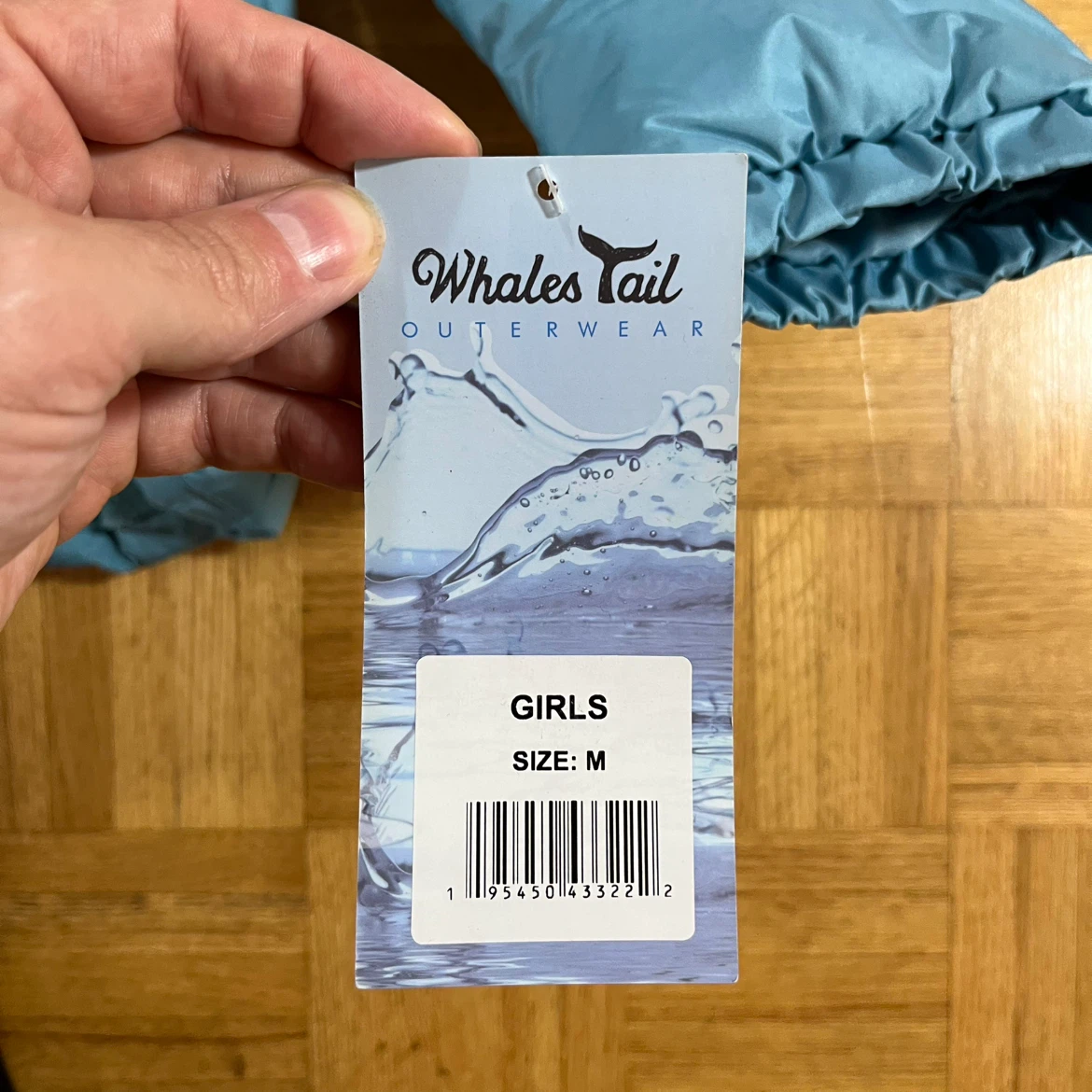 Whales Tail Girls Water and Wind Resistant Jacket - Medium - photo 2