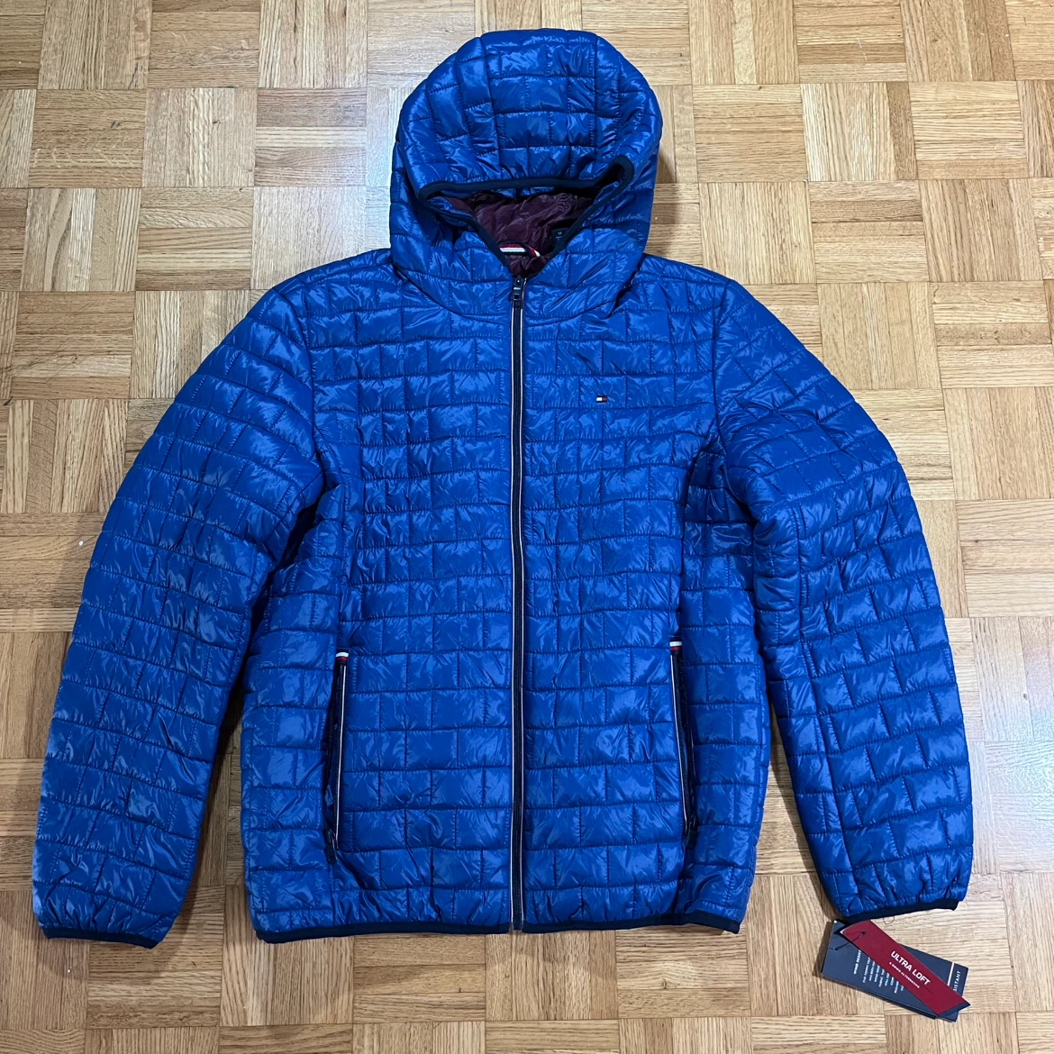 Tommy Hilfiger Blue Puffer Jacket Men’s Size Medium