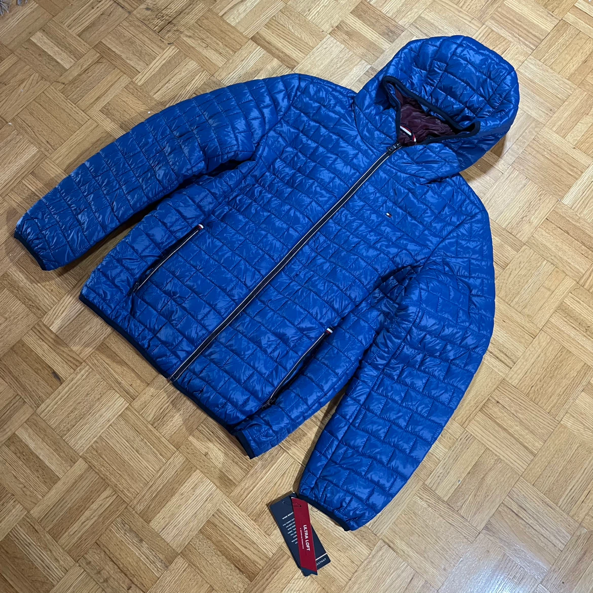 Tommy Hilfiger Blue Puffer Jacket Men’s Size Medium - photo 2