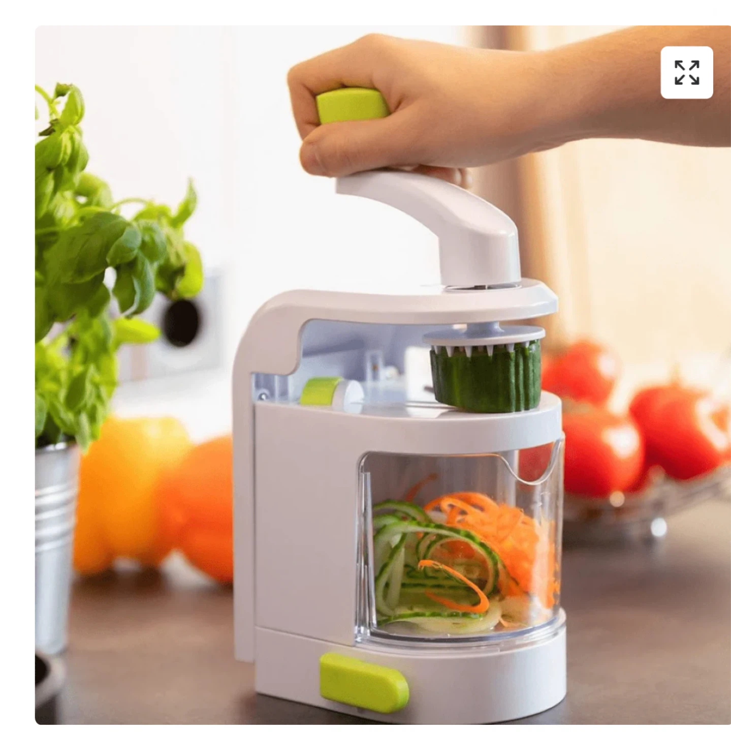 Hand Crank Vegetable and Fruit Spiral Cutter - photo 2