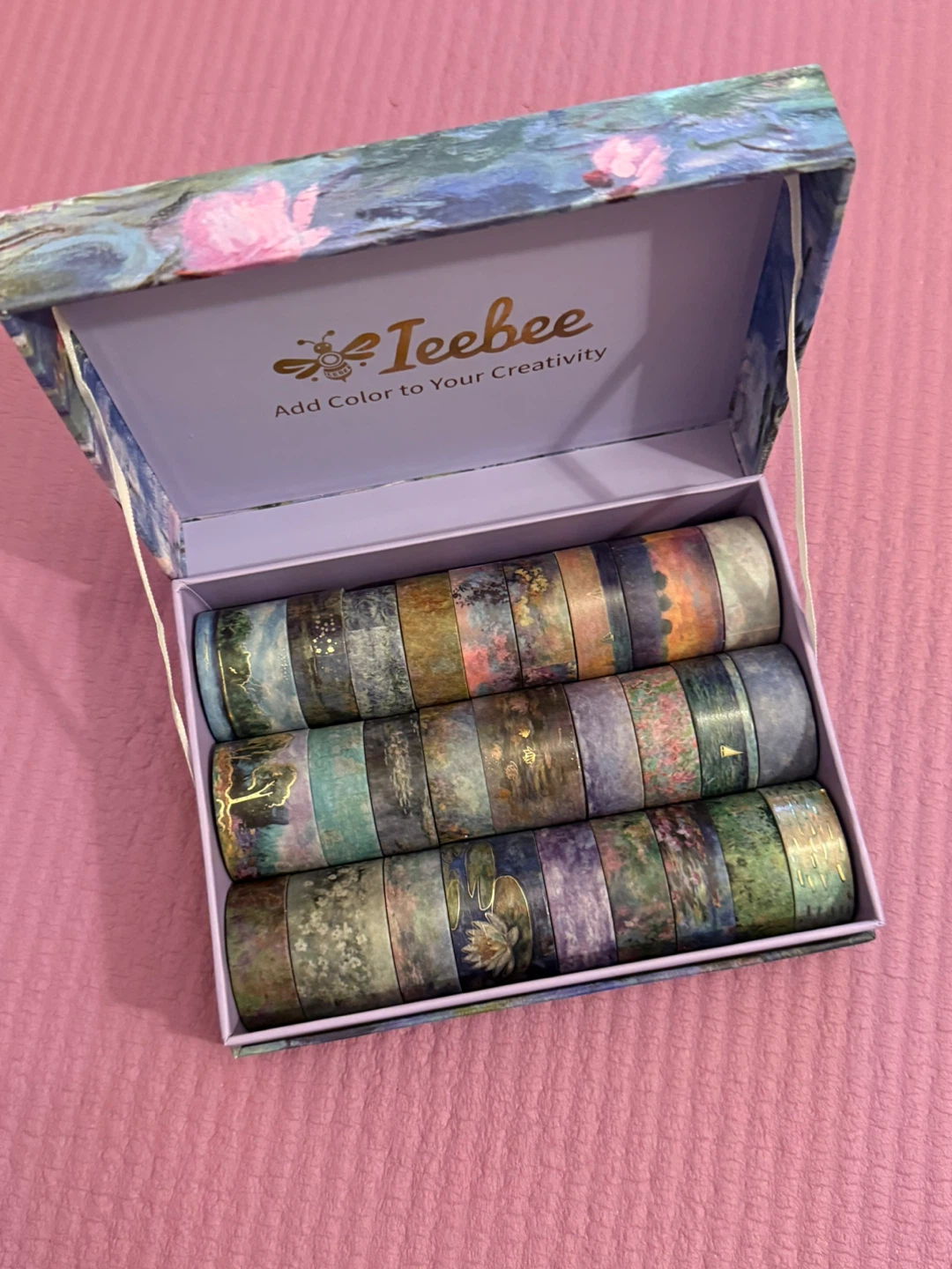 🏈Ieebee Monet's Garden Washi Tape Set (27 rolls)