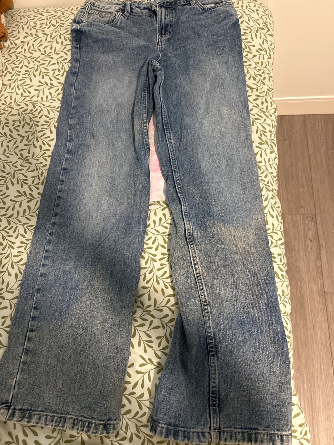 01 Low Rise Blue Denim Jeans