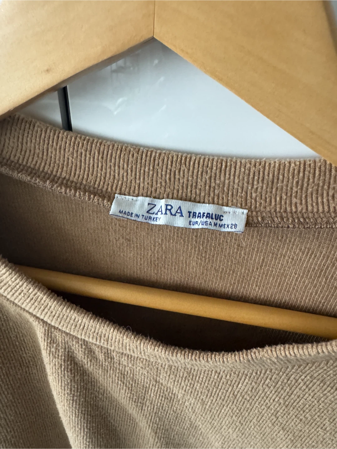 Zara Trafaluc Tan Sweater