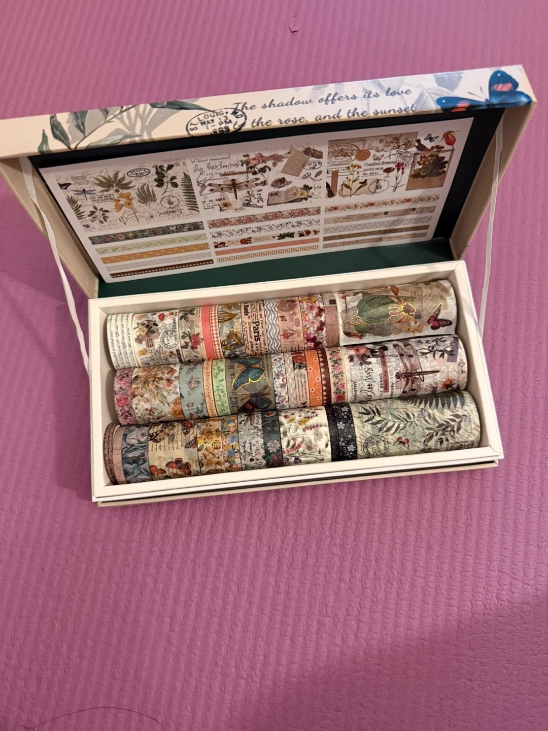 🏈Ieebee Nature's Notes Washi Tape Set (37 Rolls)