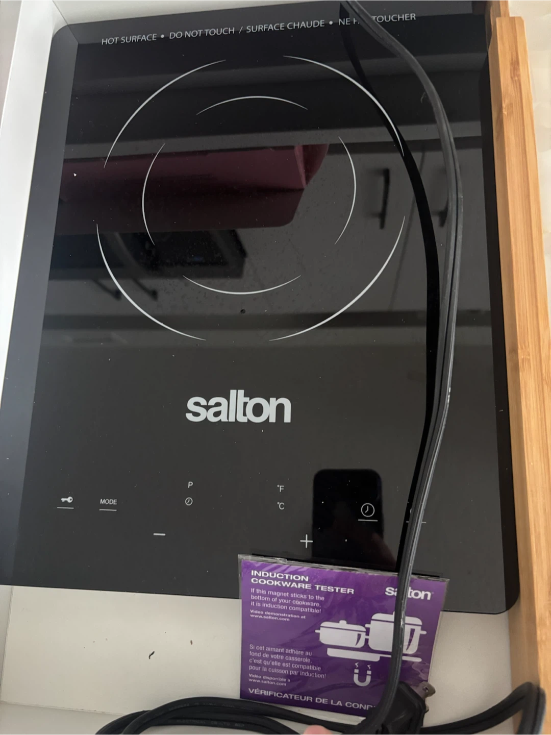 Salton Portable Induction Cooktop