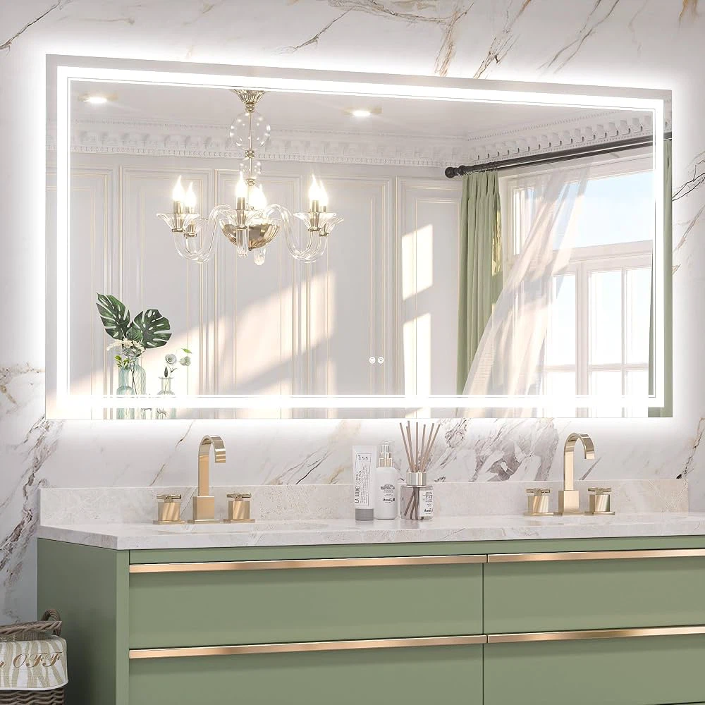 New Factory sealed Keonjinn LED Mirror Front & Backlit, Anti Fog