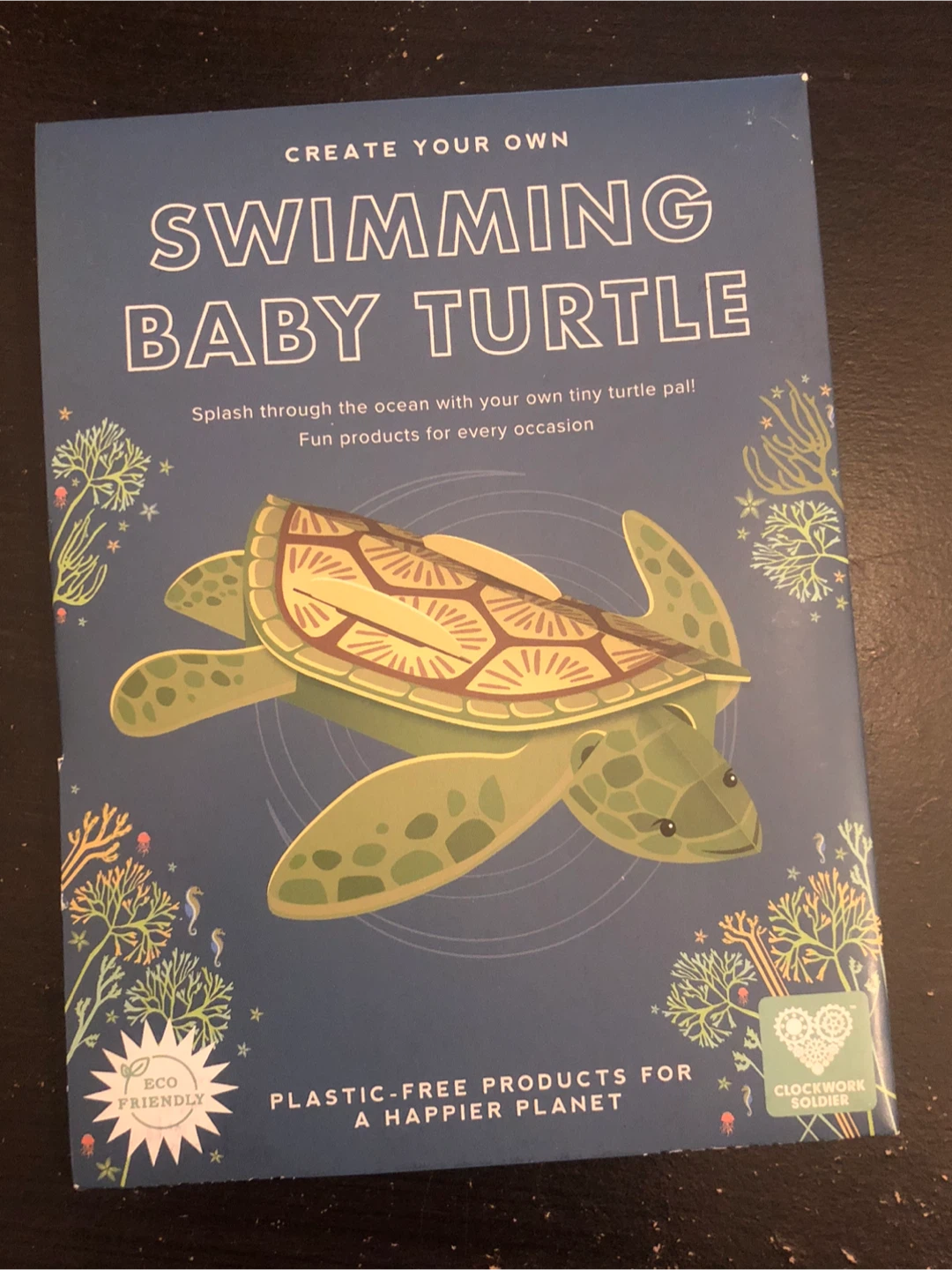 🏈Clockwork Soldier Swimming Baby Turtle Craft Kit