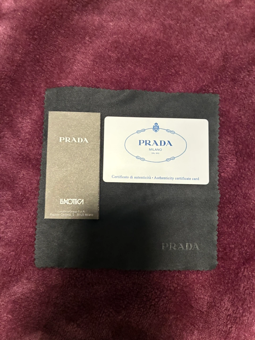 Prada Sunglasses with Case and Authenticity Card - photo 2