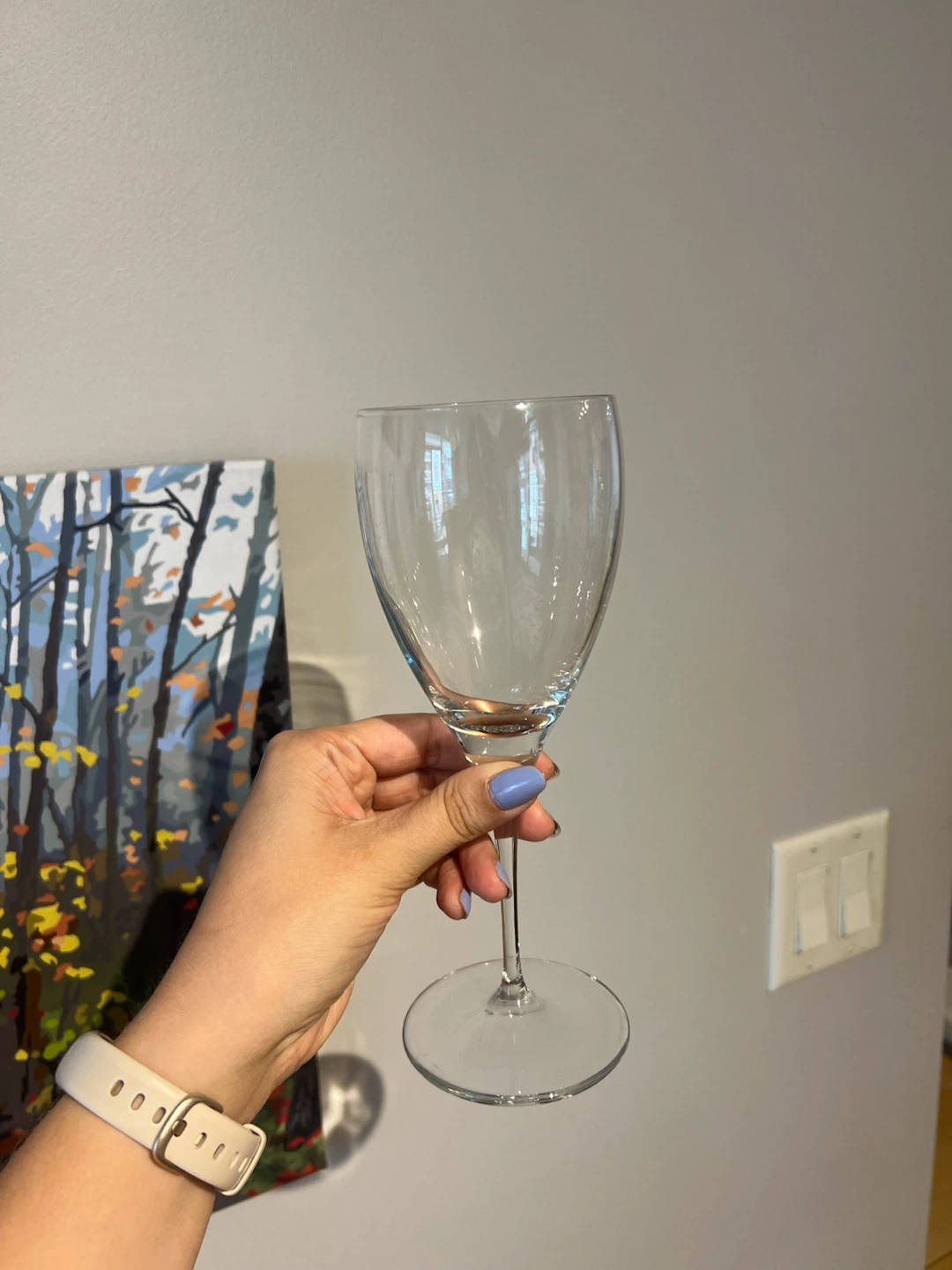 Set of 8 Glass Wine Glasses - photo 2