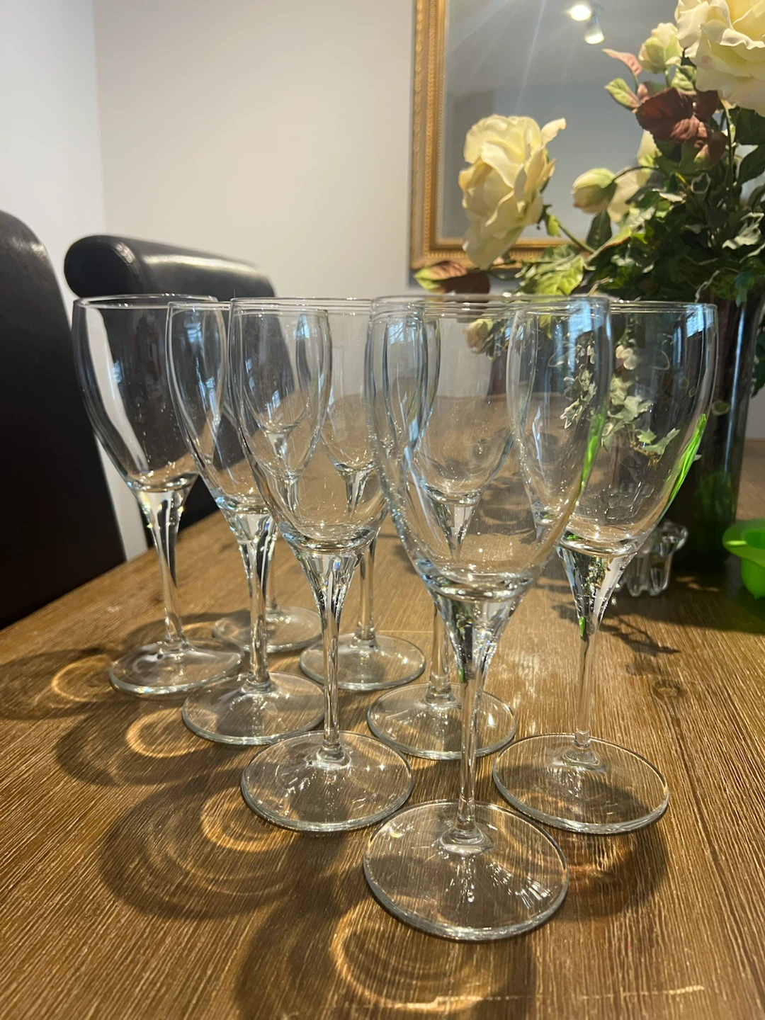 Set of 8 Glass Wine Glasses - photo 4