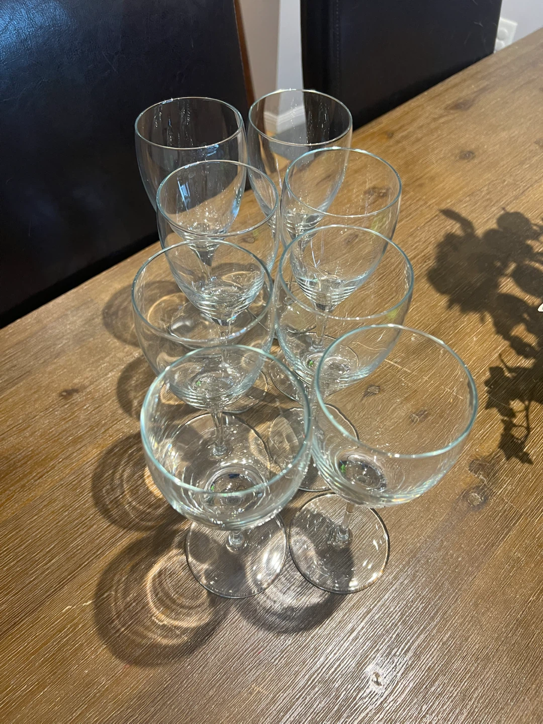 Set of 8 Glass Wine Glasses - photo 5