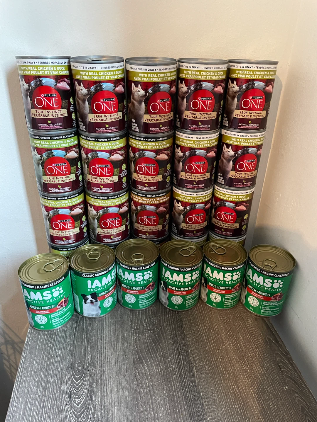 26 Large Cans Wet Dog Food Lot