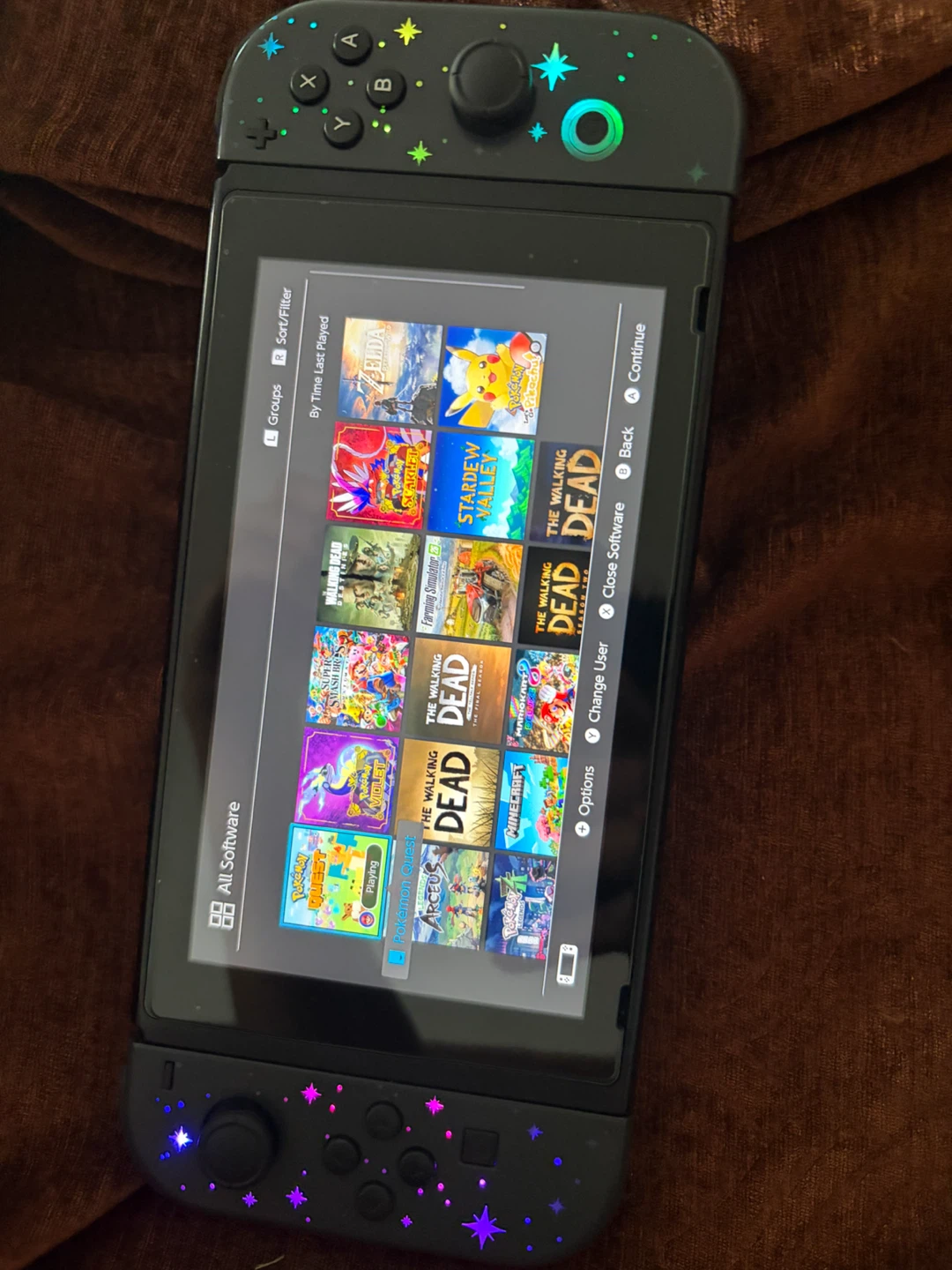 Nintendo switch with games
