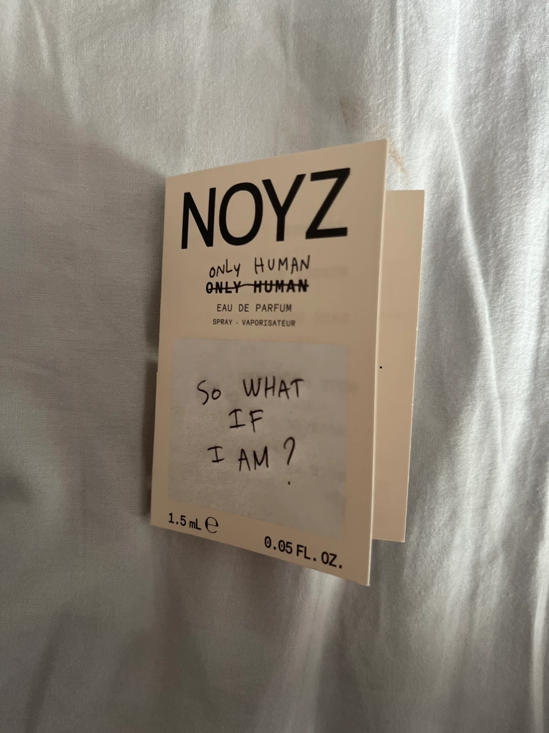 🏈NOYZ Only Human Eau de Parfum Sample