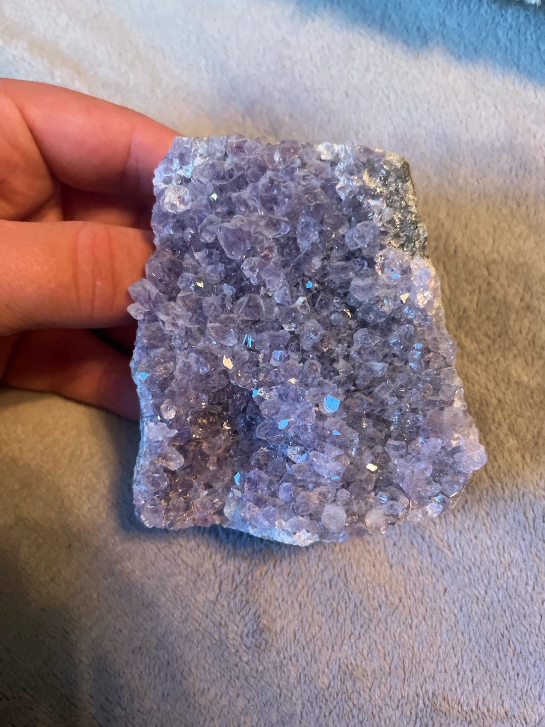 Natural Amethyst Crystal Cluster🏈