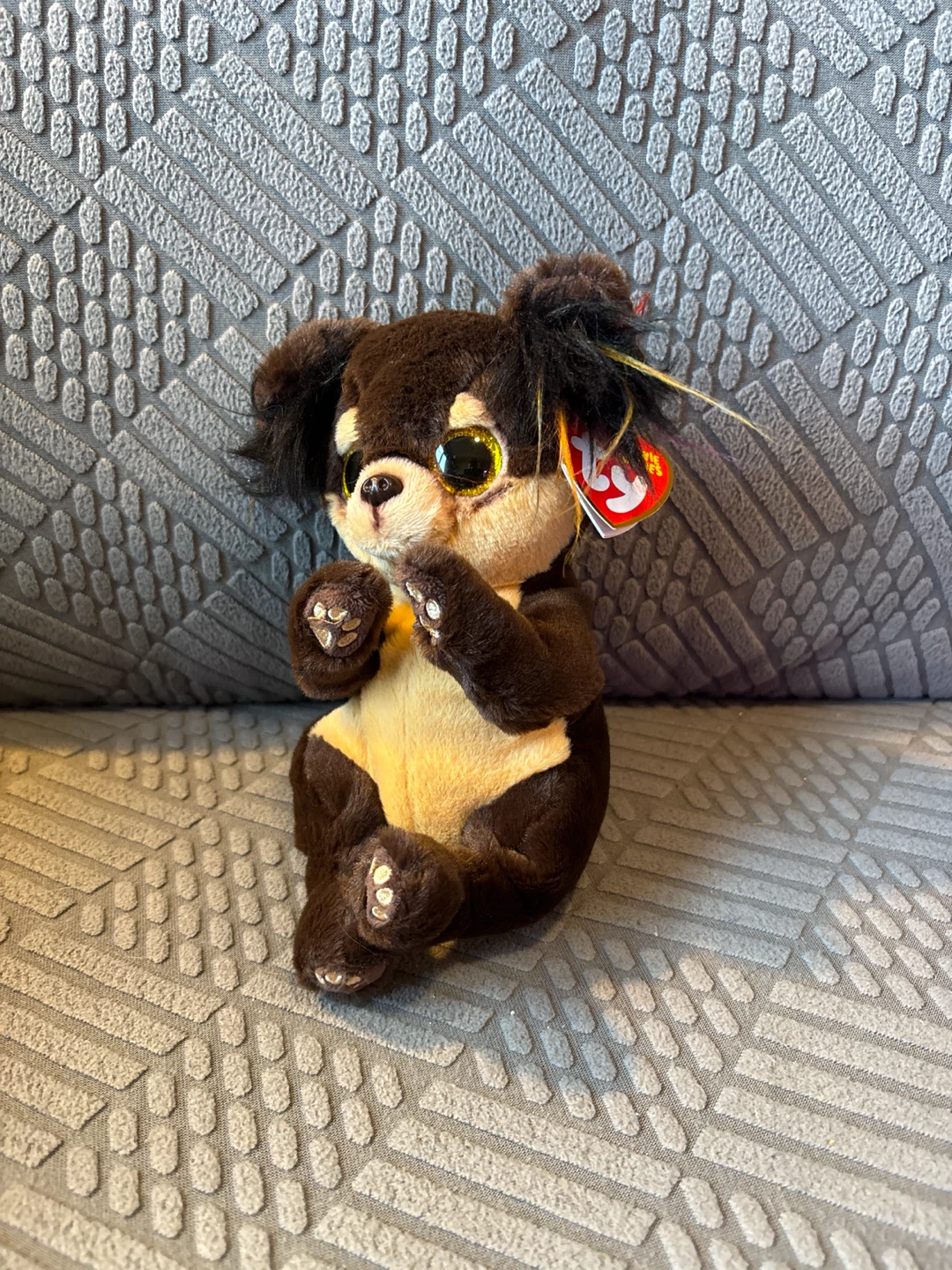 Ty Beanie Bellies Toffee Dog Plush Toy - photo 2