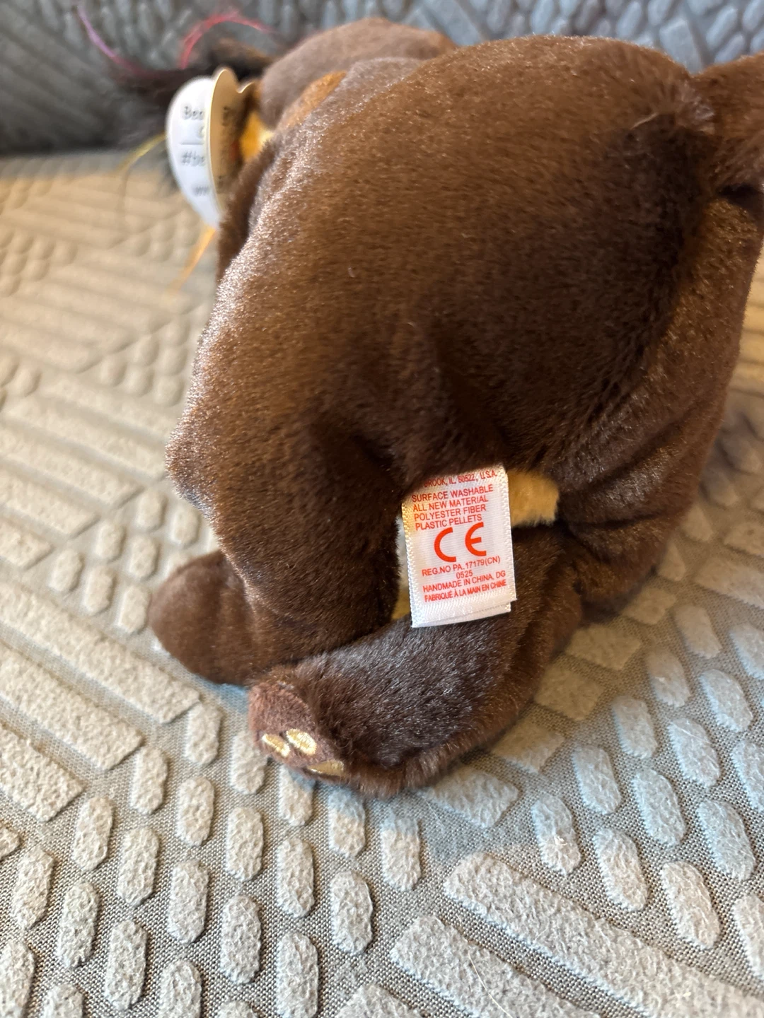 Ty Beanie Bellies Toffee Dog Plush Toy - photo 5