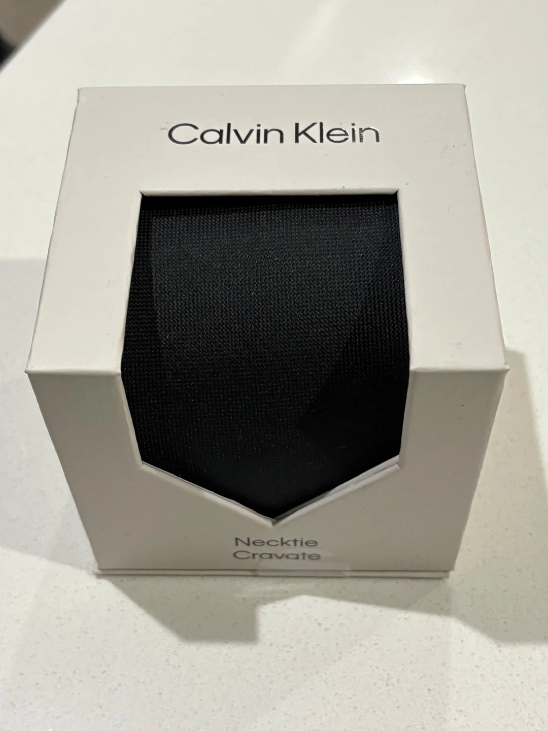 Calvin Klein Black Necktie 🏈