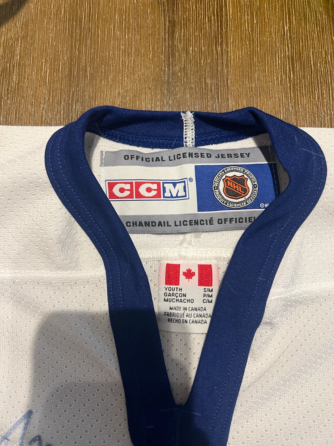 Toronto Maple Leafs Youth Jersey Signed Mats Sundin Tie Domi - photo 2