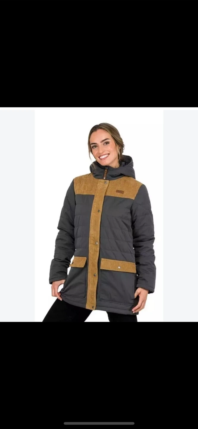 “Kavul” Hooded Quilted/Corduroy Jacket