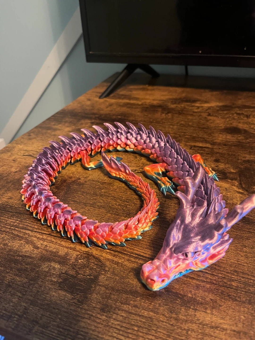 3D Printed Articulated Dragon🏈 - photo 2