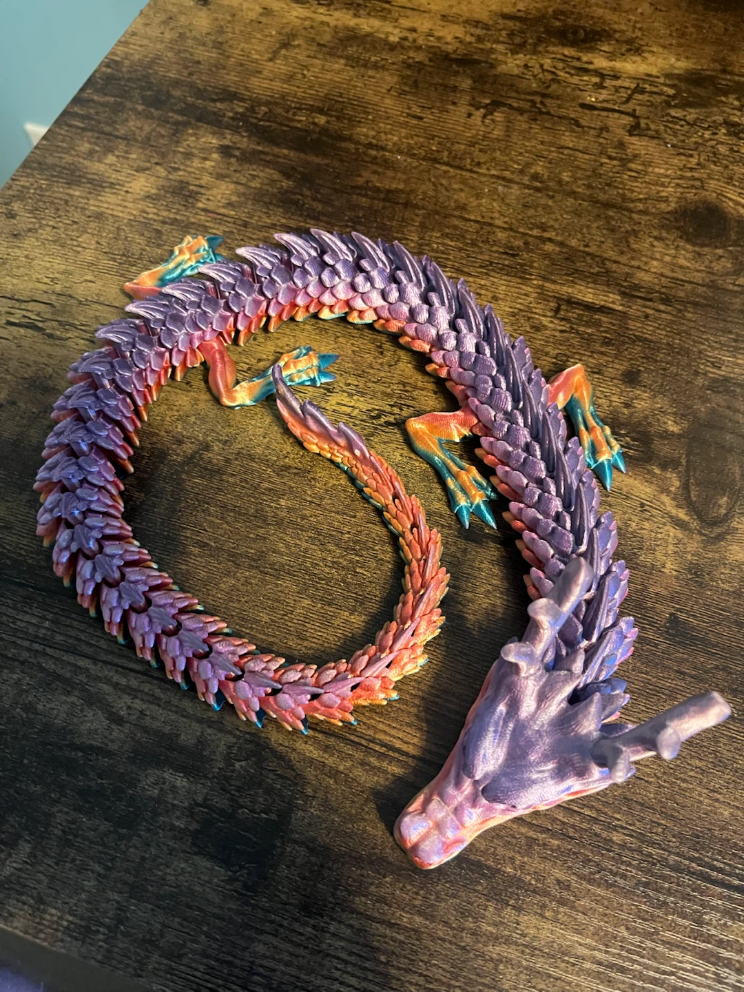 3D Printed Articulated Dragon🏈 - photo 3