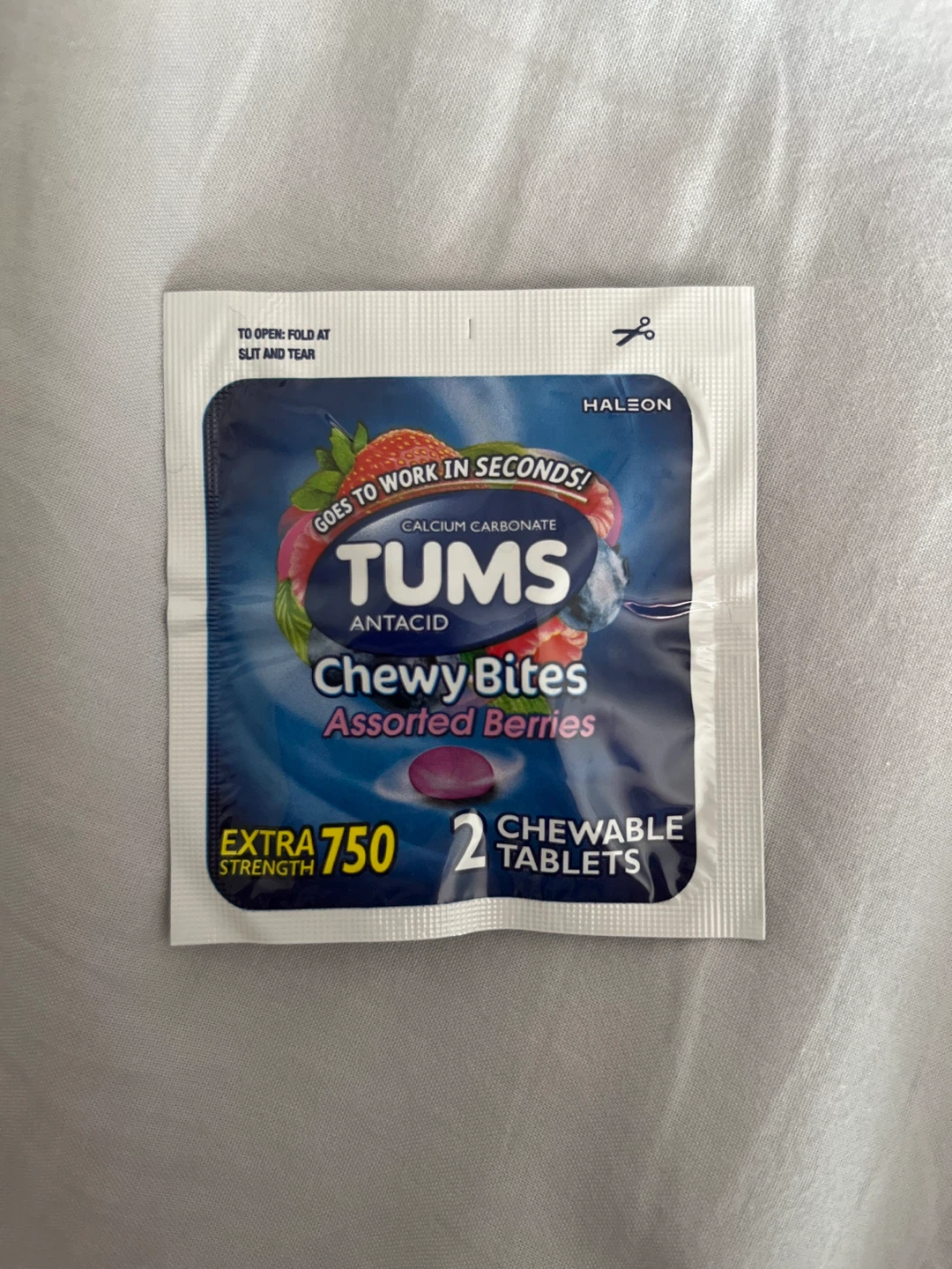 🏈 Tums Chewy Bites Extra Strength Assorted Berries