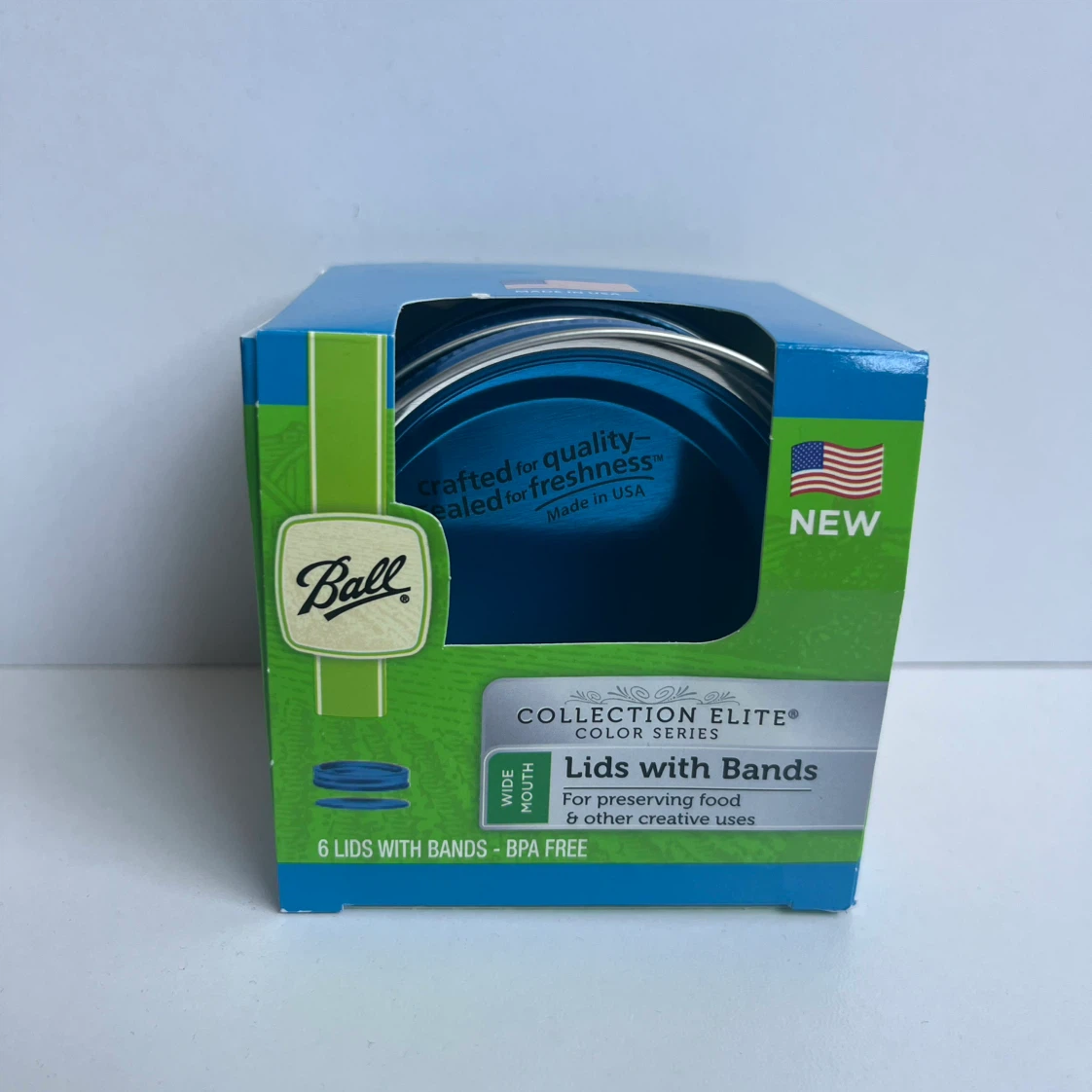 Wide Mouth Lids with Bands