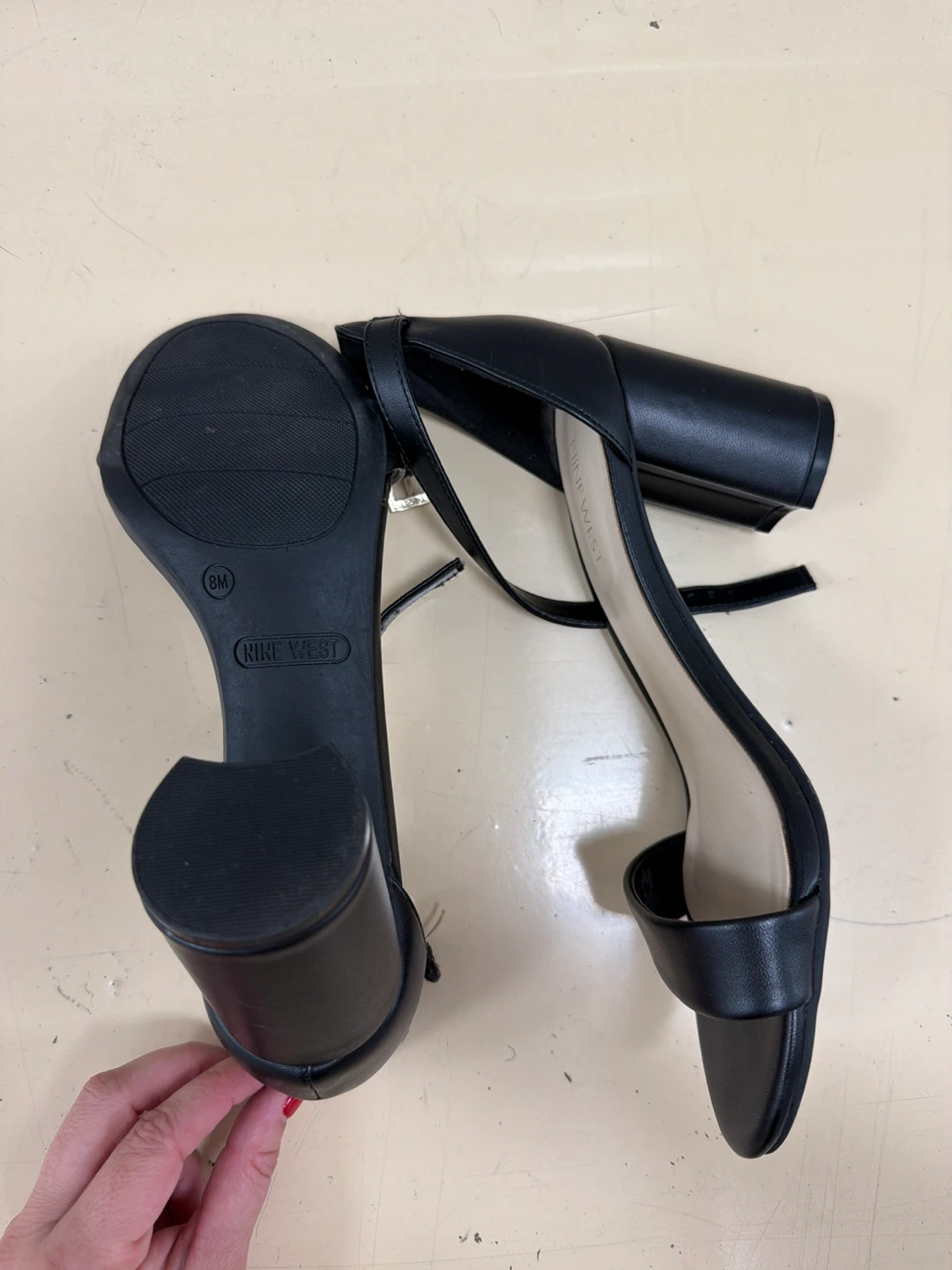 Nine West Black Block Heel Sandals - photo 3