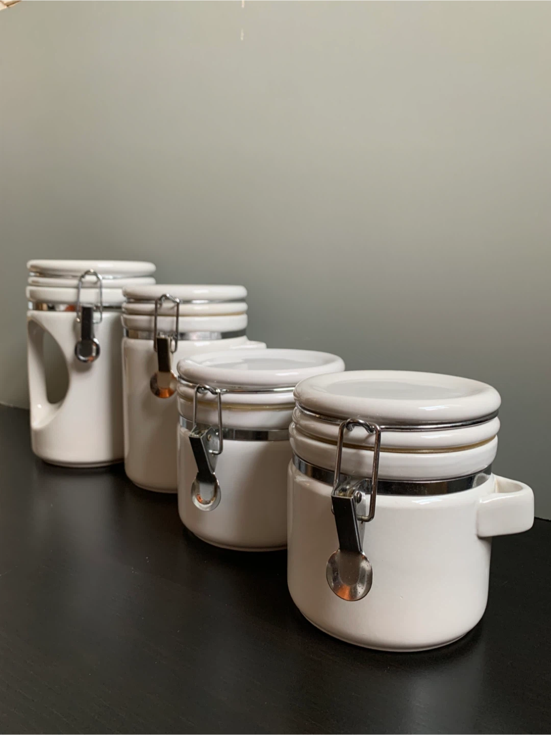 Set of 4 Ceramic Canisters - photo 3